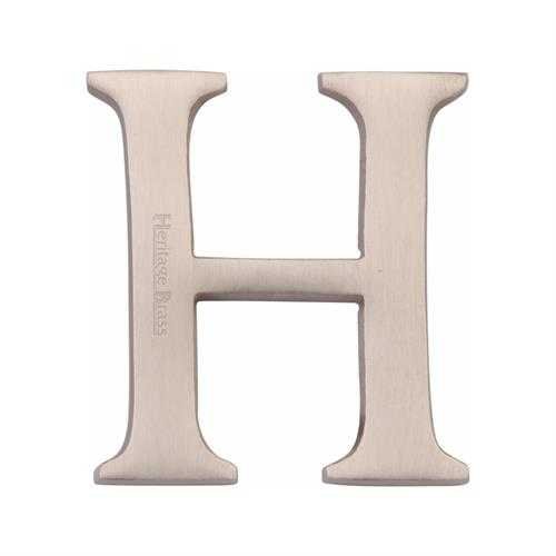 C1565 2 O-SN - HERITAGE BRASS ALPHABET O PIN FIX 51MM (2) SATIN 
