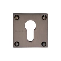 BAU1558-MB - Heritage Brass Euro Profile Cylinder Escutcheon Matt Bronze Finish