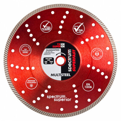 Spectrum Superior Turbo Diamond Blade Multi-Steel 300/20mm