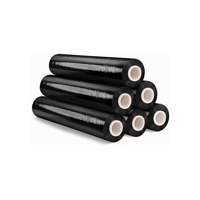 Black Pallet Wrap, 500mm x 1.8kg x 23mu, 350m - pjdsafety