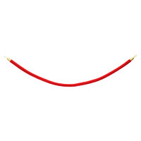 eLumen8 Gold Barrier Rope, Red Velvet