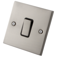 Stainless Steel Switch 1 Gang 2 Way