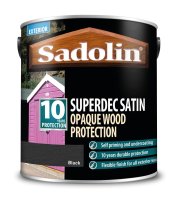 SADOLIN 2.5L SUPERDEC BLACK SATIN