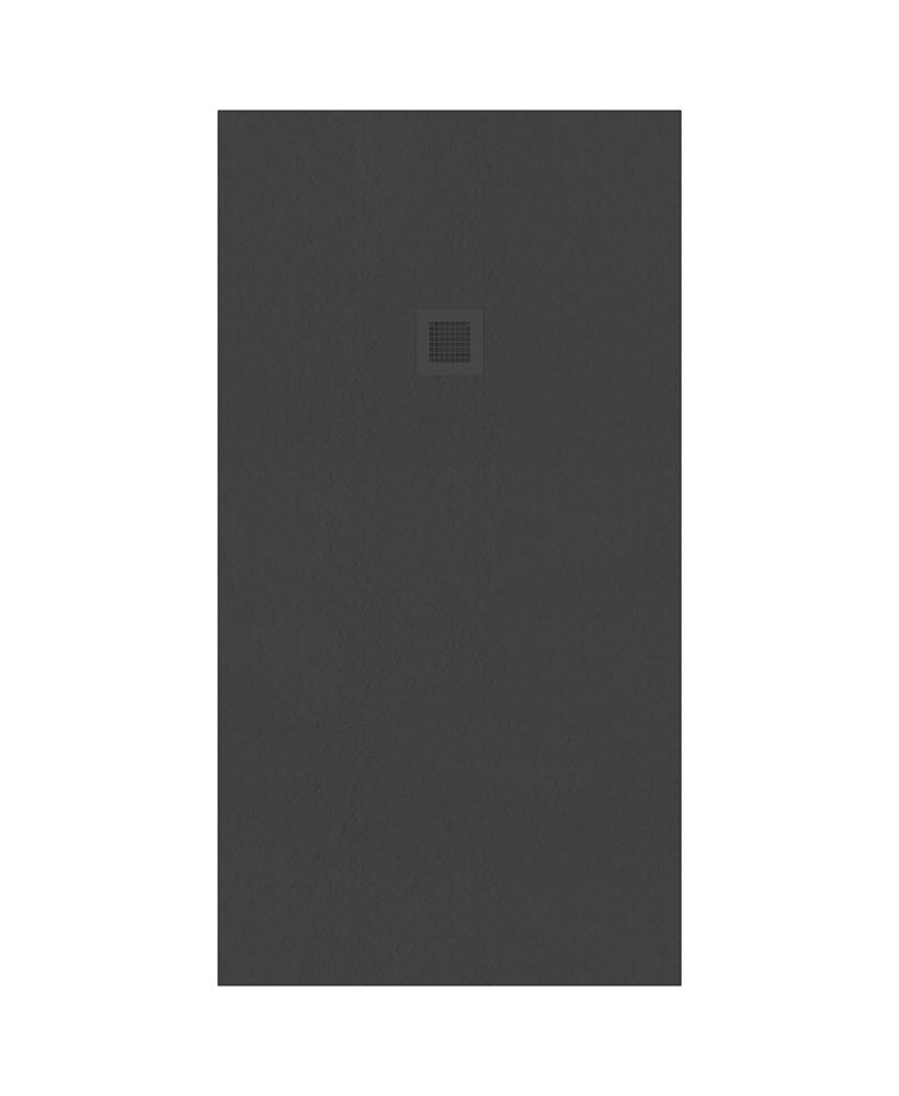 SLATE 1700 x 900 Shower Tray Anthracite - with FREE shower waste