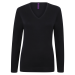 Henbury Ladies V-Neck Sweater, Navy