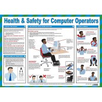 H & S FOR COMPUTERS POSTER A2