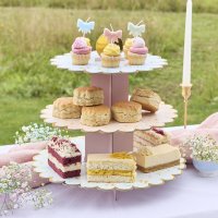 Floral 3 Tier Cake Stand