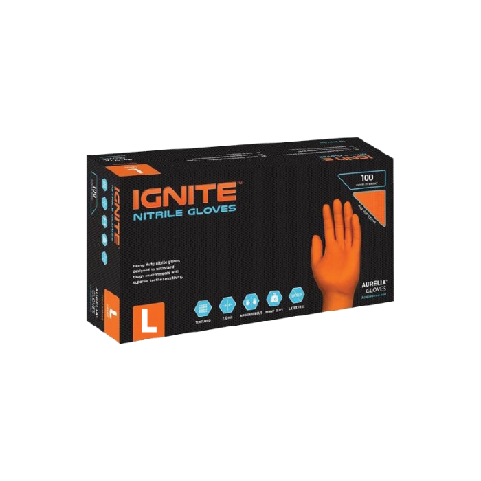 Diamond Grip Nitrile Gloves