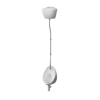 Lecico 500mm Urinal Bowl Single Pack (Urinal / Header Tank / Fixings / Accessories / Pipework)