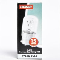 EVEREADY CLEAR PYGMY LAMP B22 15W