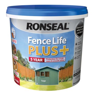 Ronseal Fence Life Plus - Sage 5L