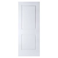 Carrara 2 Panel Smooth White