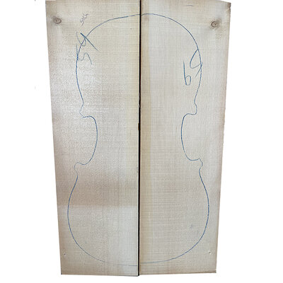 Cello front European Spruce