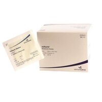 Sterile Swabs are available in 100 x 100 mm (25 in a pack), 75 x 75 mm (40 in a pack) and 50 x 50 (60 in a pack).