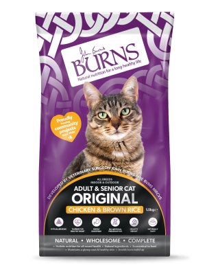 Burns Cat Adult & Senior Original Chicken & Brown Rice 1.5kg