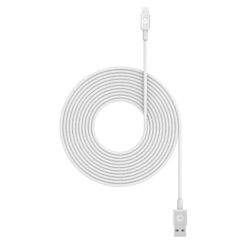 Mophie Charge And Sync USB-A To Lightning Cable White - 1m