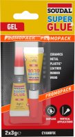 Soudal Superglue Gel 3g Pack of 2