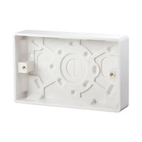 2 Gang 25 mm PVC Socket Box