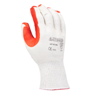 661006 Gloves-Red PVC, Dipped, seamless (brick laying)