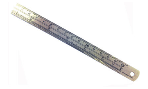 stainless steel ruler