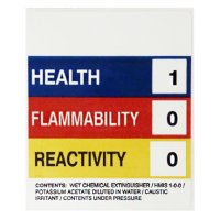 HMIS Label - Class K (3"W x 3-5/8"H)