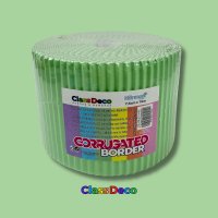 Corrugated Border - "Harmoni" Tranquil Pistachio (15m) 