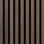 Fibrotech Acoustic Panel 2.44m x 605mm x 22mm - Walnut