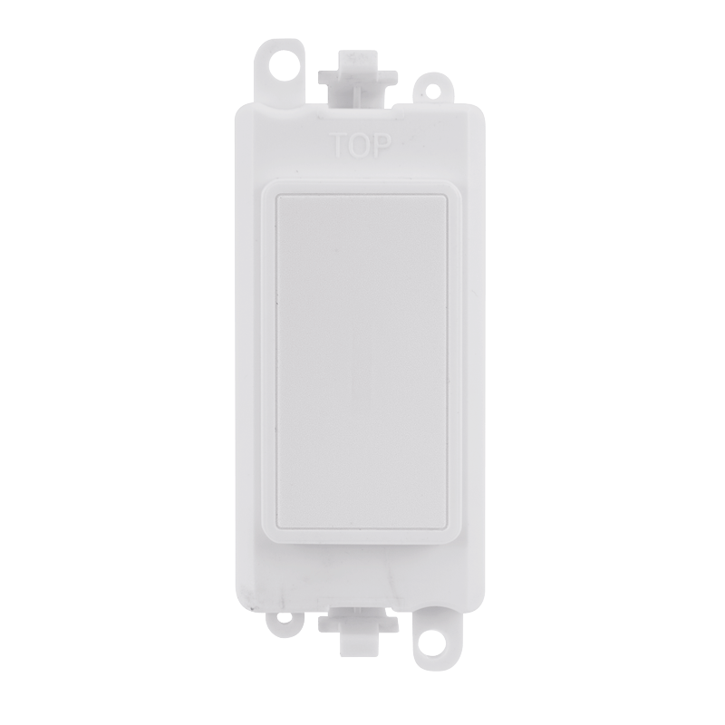 Click Gridpro Blank Module White GM2008PW