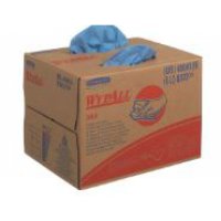X80 Cleaning Cloths with Brag Box - Blue 42.7x28.2cm