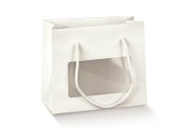 PLAIN WINDOW WHITE FIBER BAGS