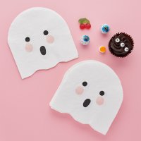 Ghost Paper Napkins - Pack of 16