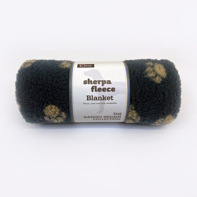 Danish Design Sherpa Fleece Harbour Paw Blanket Medium