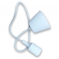 White Silicone Pendant