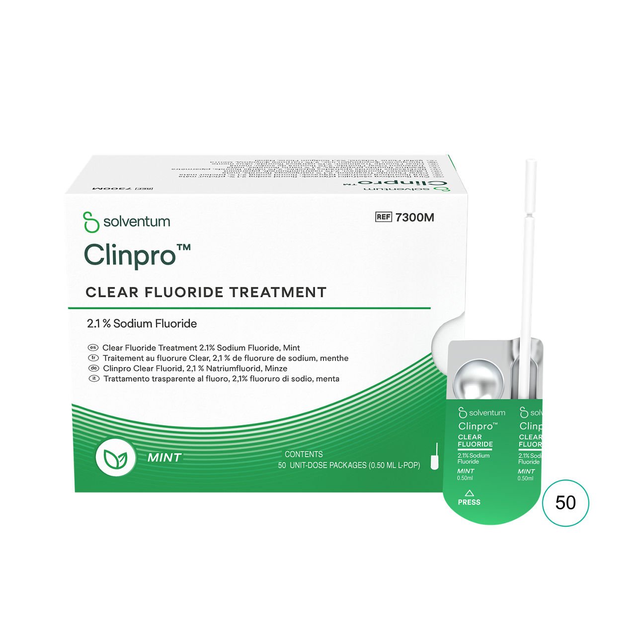 Clinpro Clear Fluoride Treatment Mint Box Front