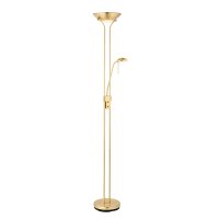 ROME MOTHER AND CHILD TASK FLOOR SATIN BRASS