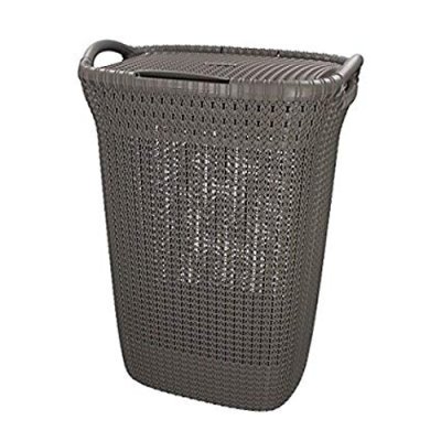 Curver Retractable Laundry Hamper - Brown