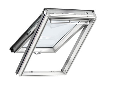 Velux 550mm x 1.18m Top-Hung White Roof Window GPL2070 CK06