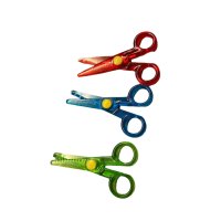 Junior Plastic Safety Dough Scissors (3pk)
