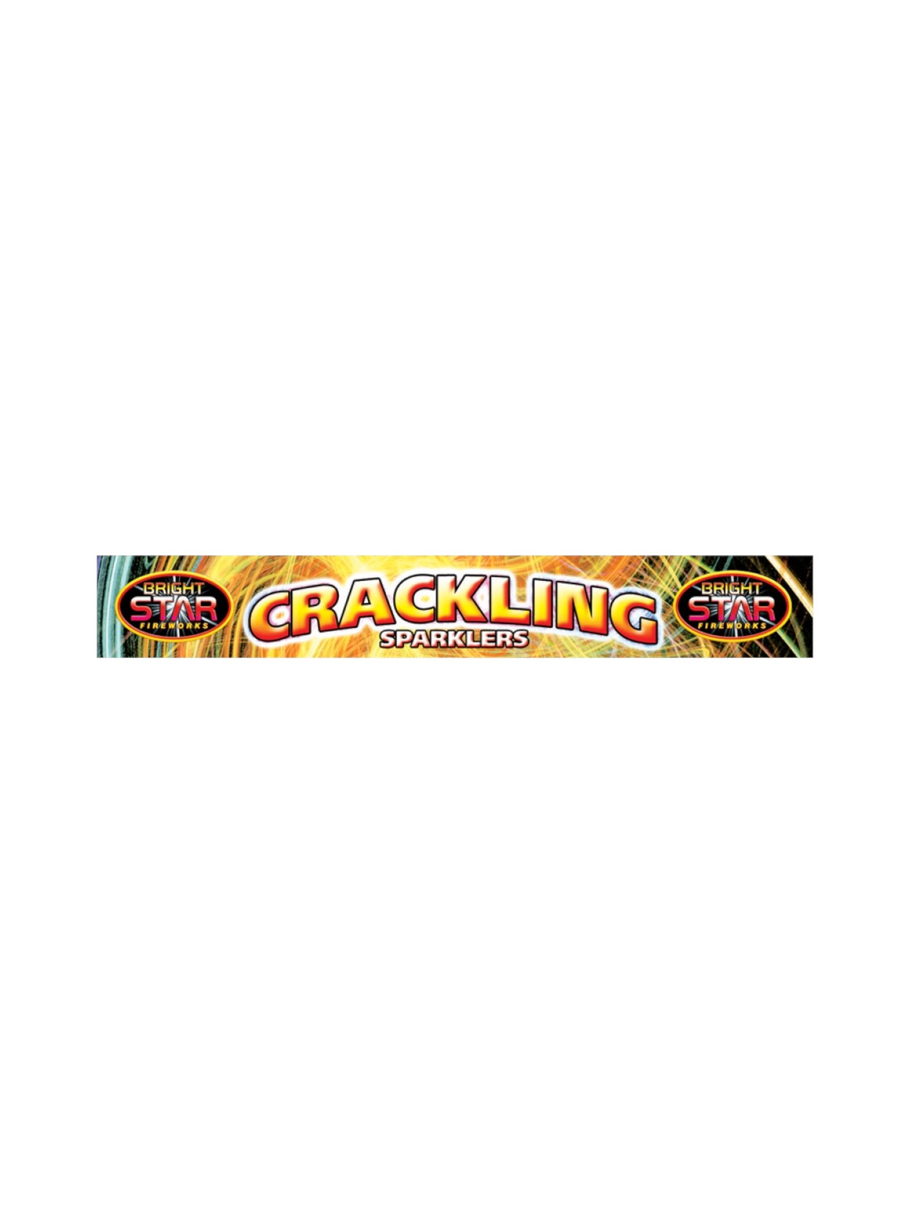 Sparklers 10" Crackling CDU of 50 packs of 5