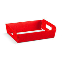 HAMPER TRAY MEDIUM 310X220X90mm RED
