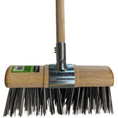 Gardag Black & White Nylon Yard Broom 13”