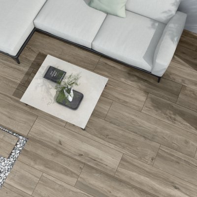 Tippers Porcelain Paving Oakwood Dark 1200mm x 300mm x 20mm