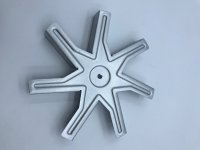 Beko Oven 264440107 Fan Motor Propellor Blade Genuine