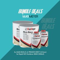 Maxi-Build 4:1 Primer Grey Bundle 5L