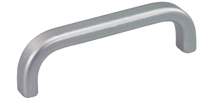 Aluminium Bow Type Handle  Length 245 Height 29 Natural Anodised Carrying Capacity 750N