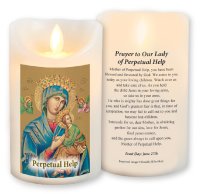 LED Candle/Scented Wax/Timer/Perpetual   (86685)