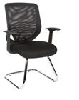 Teknik 1102 Nova Mesh Back Black Visitor Chair
