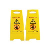 Ev/Hybrid Floor Warning Signs 2Pc
