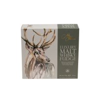 Meg Hawkins Stag carton of malt whisky fudge - 12 x 170g