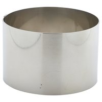 Stainless Steel Mousse Ring 9x6cm Carton of 12